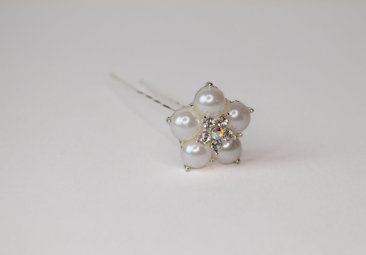 VG Hair Pin Crystal Flower